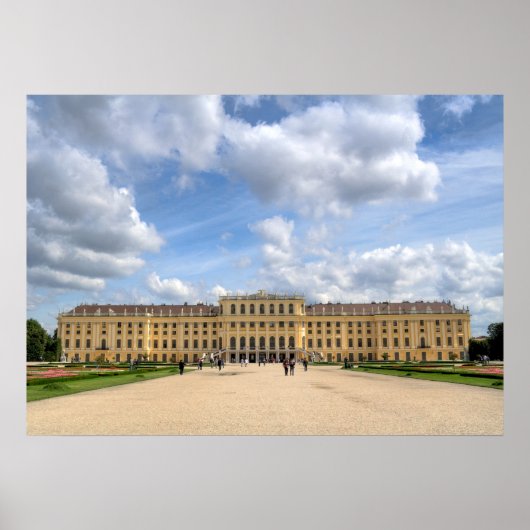 Schloss Schönbrunn Wien Österreich Poster (Vorne)