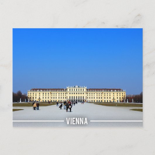 Schloss Schönbrunn - Wien Österreich Postkarte (Vorderseite)