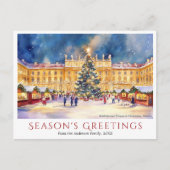 Schloss Schönbrunn zu Weihnachten in Wien (Vorderseite)