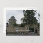 Schloss Schönheit Postkarte (Vorne/Hinten)