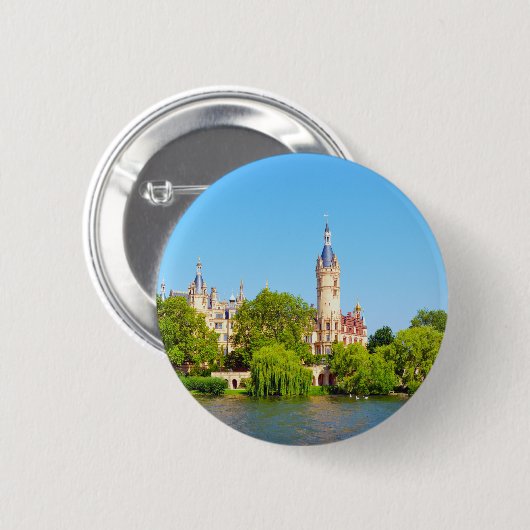 Schloss Schwerin, Deutschland Button (Vorne & Hinten)