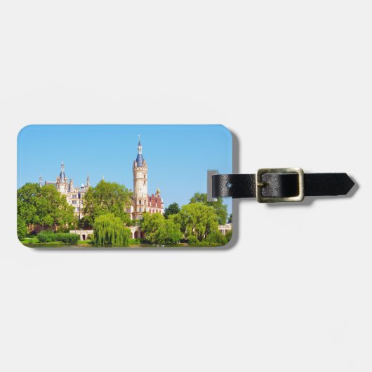 Schloss Schwerin, Deutschland Gepäckanhänger (Vorderseite horizontal)