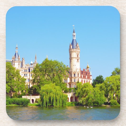Schloss Schwerin, Deutschland Untersetzer (Vorderseite)