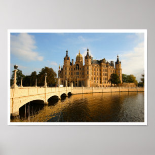 Schloss Schwerin, Mecklenburg-Vorpommern, Deutschl Poster