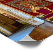Schloss Schwerin Throne Hall, Deutschland Poster (Ecke)