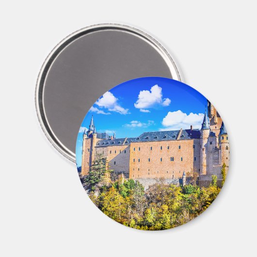 Schloss Segovia Magnet (Vorderseite/Rückseite)