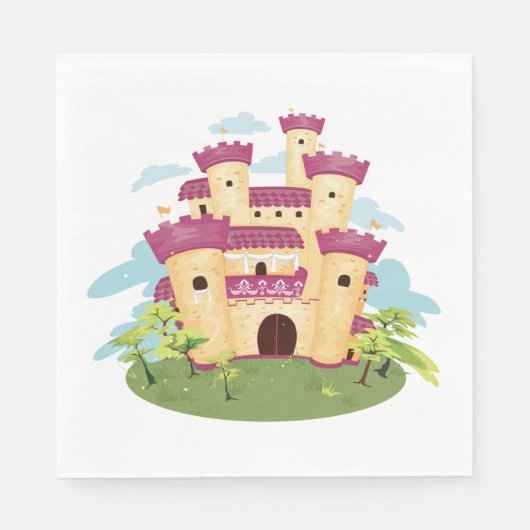 Schloss Serviette (Vorderseite)