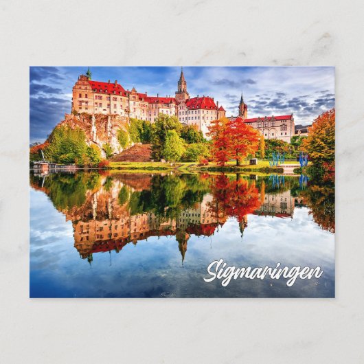 Schloss Sigmaringen, Deutschland Postkarte (Vorderseite)