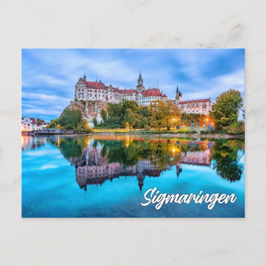 Schloss Sigmaringen, Deutschland Postkarte (Vorderseite)