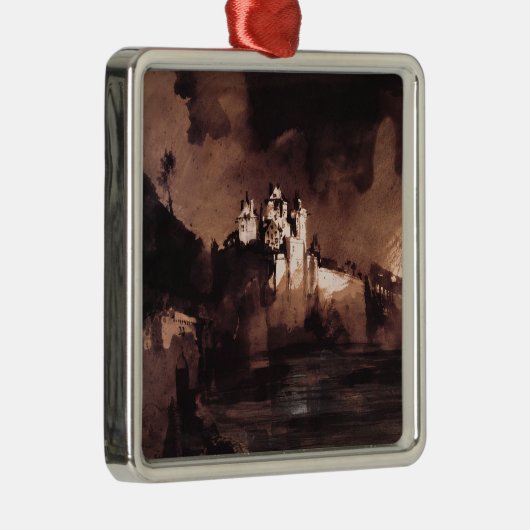 Schloss Silbernes Ornament (Rechts)