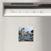 Schloss Sirmione, Südseite, Gardasee, Italien Magnet (In Situ (Geschirrspüler))