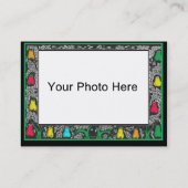 Schloss-Spiel-Datum laden mit Foto-an Rückseite Telefonnummerkarte (Rückseite)