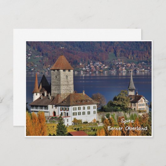 Schloss Spiez, Schweiz / Schloss Spiez, Schweiz Postkarte (Vorne/Hinten)