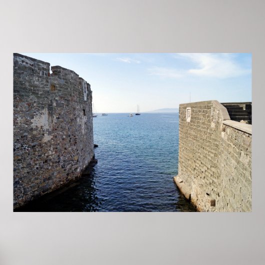 Schloss St. Peter in Bodrum, Turkiye Poster (Vorne)