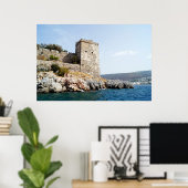 Schloss St. Peter in Bodrum, Turkiye Poster (Heimbüro)