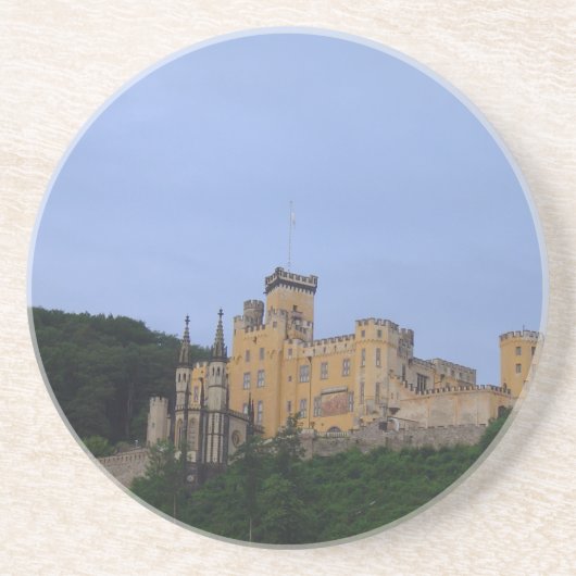Schloss Stolzenfels Sandstein Untersetzer (Vorne)