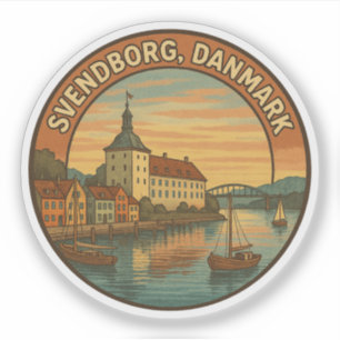 Schloss Svendborg Dänemark Aufkleber