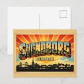 Schloss Svendborg Dänemark Postkarte (Vorne/Hinten)