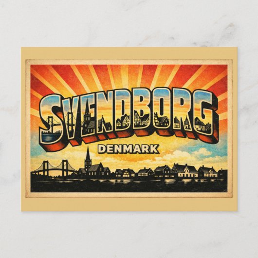 Schloss Svendborg Dänemark Postkarte (Vorderseite)