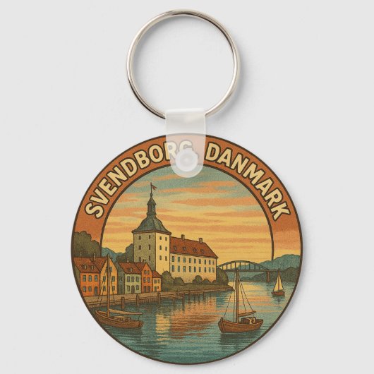 Schloss Svendborg Dänemark Schlüsselanhänger (Vorderseite)
