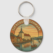 Schloss Svendborg Dänemark Schlüsselanhänger (Rückseite)