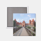 Schloss Trakai - LITAUEN — Magnet (Vorderseite/Rückseite)