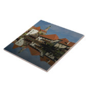 Schloss Turm, Moldau, Cesky Krumlov, Fliese (Seite)