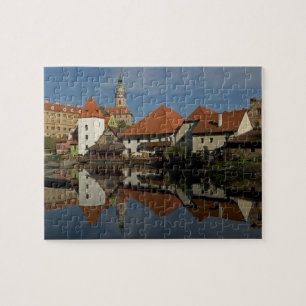 Schloss Turm, Moldau, Cesky Krumlov, Puzzle