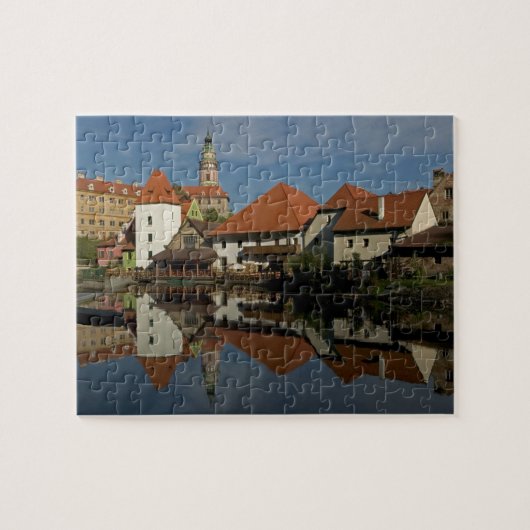 Schloss Turm, Moldau, Cesky Krumlov, Puzzle (Horizontal)