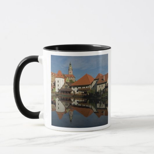 Schloss Turm, Moldau, Cesky Krumlov, Tasse (Links)
