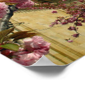 Schloss und Blume Poster (Ecke)