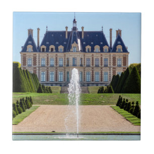 Schloss und Parc de Sceaux im Sommer - Frankreich Fliese