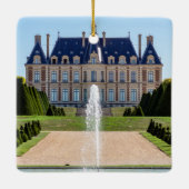 Schloss und Parc de Sceaux im Sommer - Frankreich Keramikornament (Rückseite)