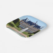 Schloss und Parc de Sceaux im Sommer - Frankreich Pappteller (Gewinkelt)