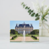 Schloss und Parc de Sceaux im Sommer - Frankreich Postkarte (Stehend Vorderseite)