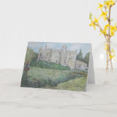 Schloss und Pfeifer Karte (Gelbe Blume)
