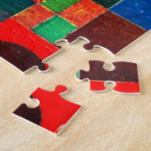 Schloss und Sonne, abstrakte Kunst von Paul Klee, Puzzle (Seite)