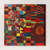 Schloss und Sonne, abstrakte Kunst von Paul Klee, Puzzle (Horizontal)