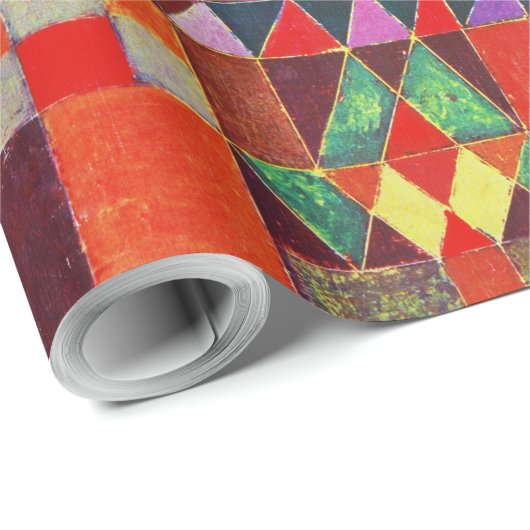 Schloss und Sonne, Paul Klee Geschenkpapier (Rolleneckpunkt)