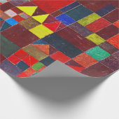 Schloss und Sonne, Paul Klee Geschenkpapier (Ecke)