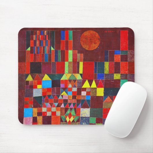 Schloss und Sonne, Paul Klee Mousepad (Mit Mouse)
