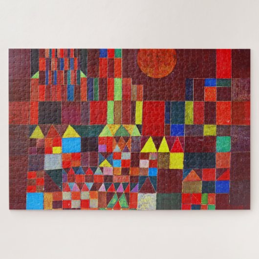 Schloss und Sonne, Paul Klee Puzzle (Horizontal)