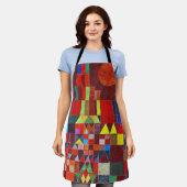 Schloss und Sonne, Paul Klee Schürze (Getragen)