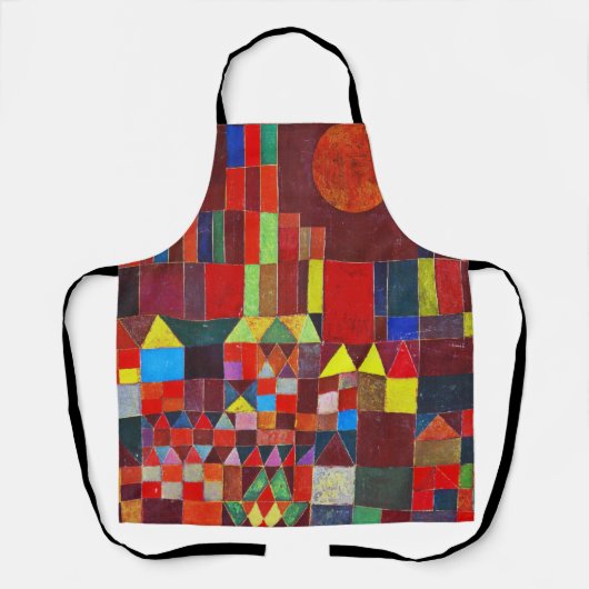 Schloss und Sonne, Paul Klee Schürze (Vorderseite)