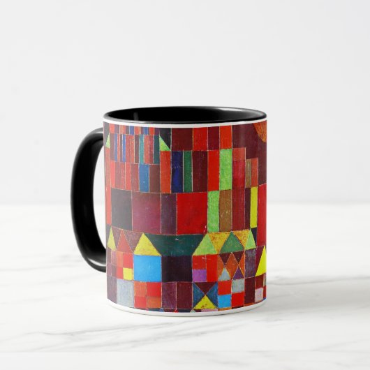 Schloss und Sonne, Paul Klee Tasse (Vorderseite Links)