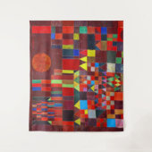 Schloss und Sonne, Paul Klee Wandteppich (Vorderseite)