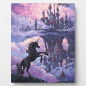 Schloss Unicorn Fotoplatte (Vorderseite)