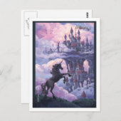 Schloss Unicorn Postkarte (Vorne/Hinten)