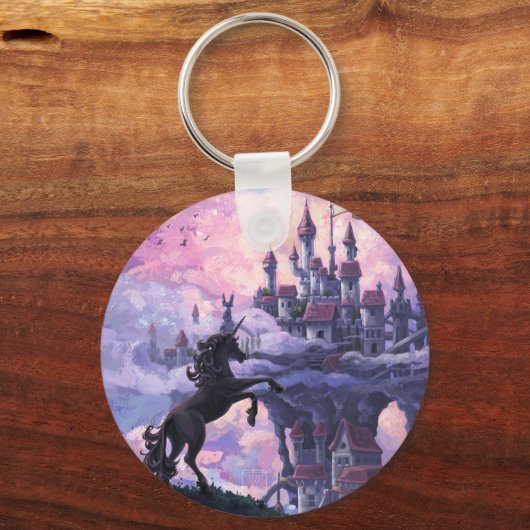 Schloss Unicorn Schlüsselanhänger (Vorderseite)