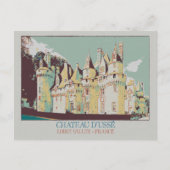 Schloss Ussé im Loire-Tal, Frankreich Postkarte (Vorderseite)